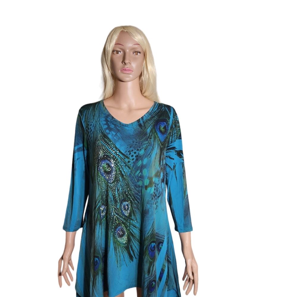 Jostar Peacock Top Size Medium Made In USA